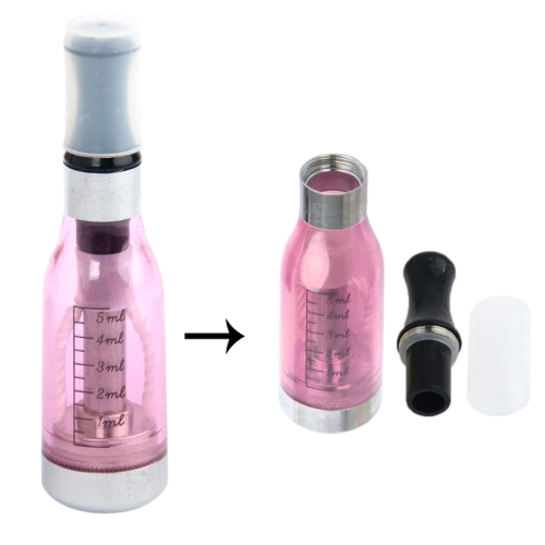 CE9 5ML Cotton-free Detachable E-Cigarette Atomizer with A Scale (Pink)